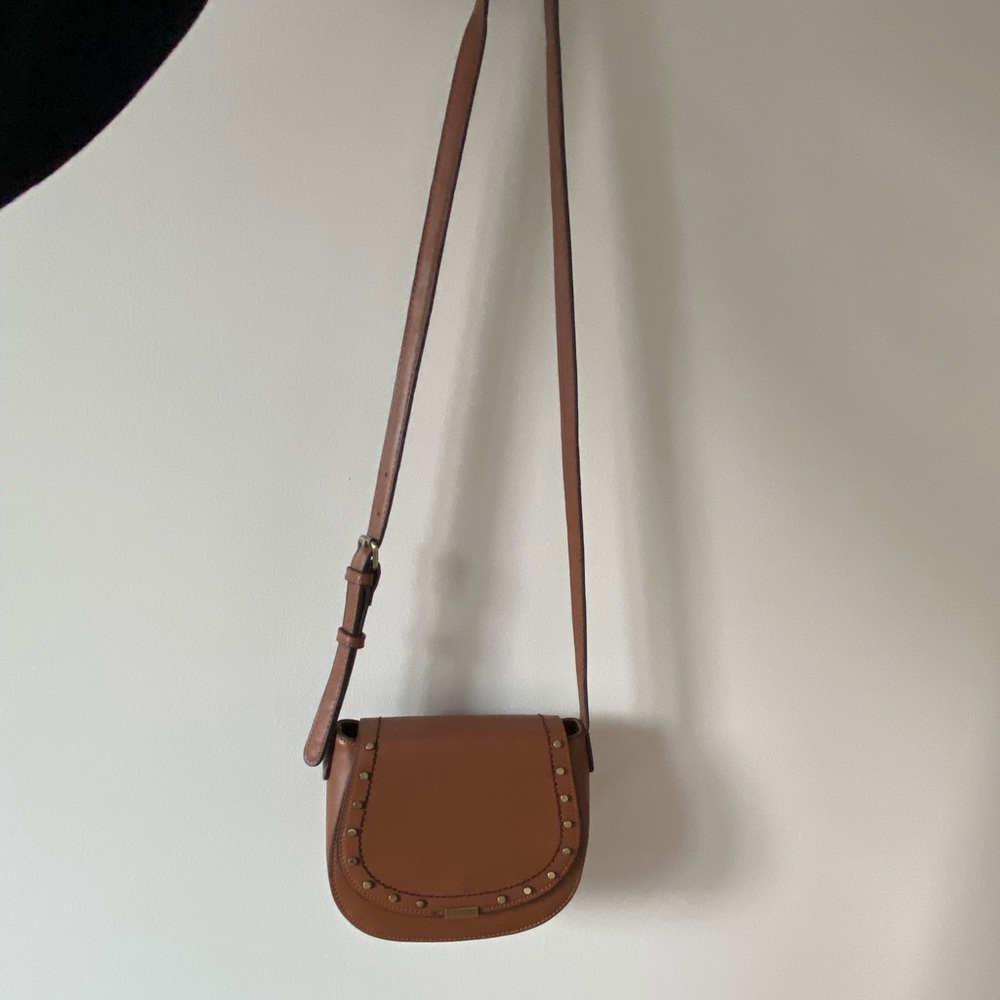Brown Leather Crossbody Bag